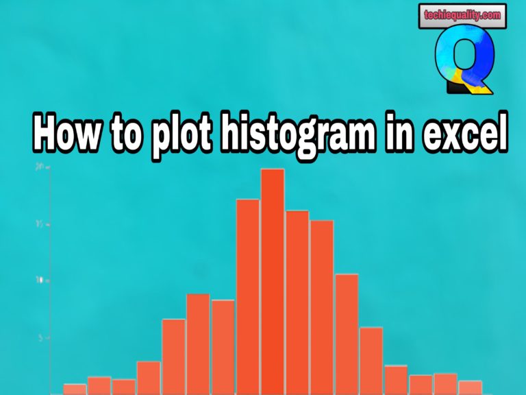 excel histogram bin range Archives - TECHIEQUALITY